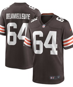 Joe Delamielleure Cleveland Browns Game Retired Player Jersey - Brown Nfl