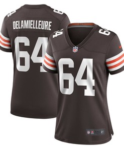 Joe Delamielleure Cleveland Browns Womens Game Retired Player Jersey - Brown Nfl