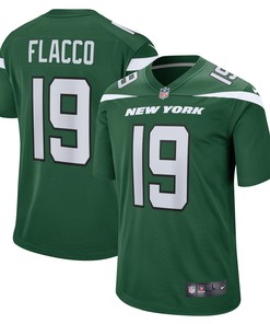 Joe Flacco New York Jets Player Game Jersey - Gotham Green Nfl