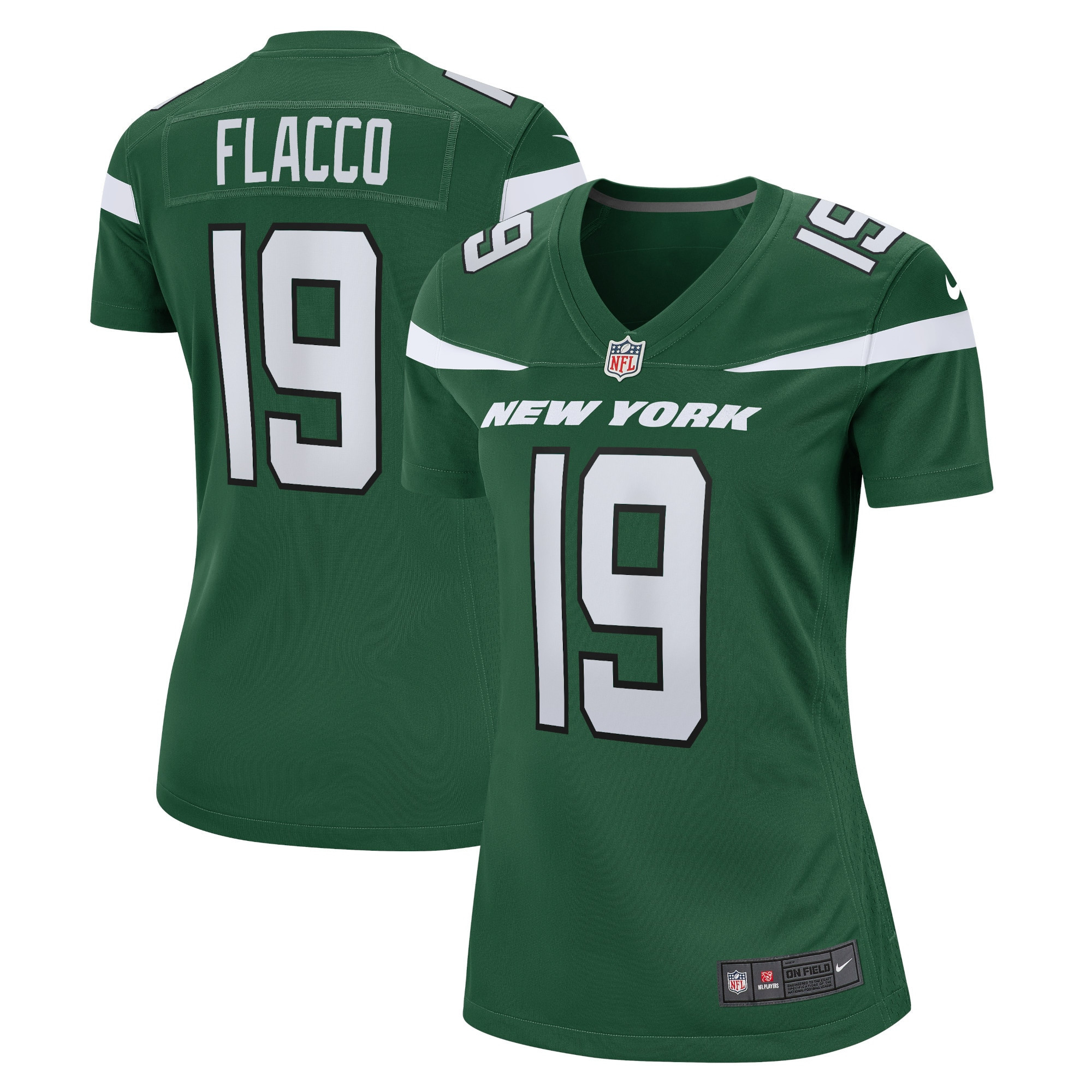 Joe Flacco New York Jets Womens Player Game Jersey - Gotham Green Nfl