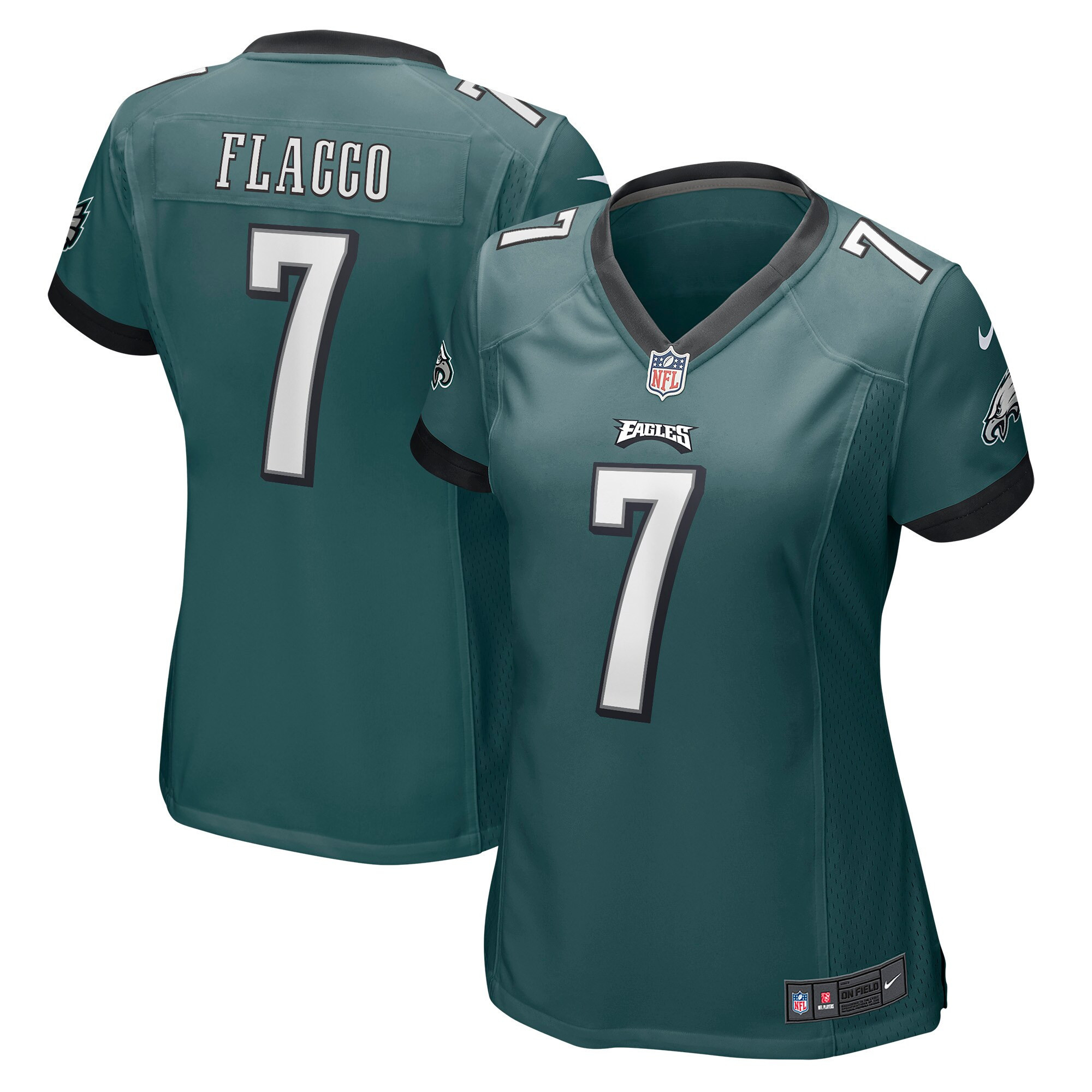 Joe Flacco Philadelphia Eagles Womens Game Jersey - Midnight Green Nfl
