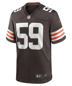 Joe Haeg Cleveland Browns Game Player Jersey - Brown