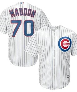 Joe Maddon Chicago Cubs Cool Base Player Jersey - White
