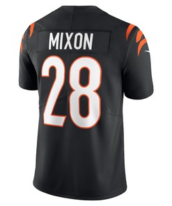 Joe Mixon 28 Cincinnati Bengals Vapor Limited Jersey - Black