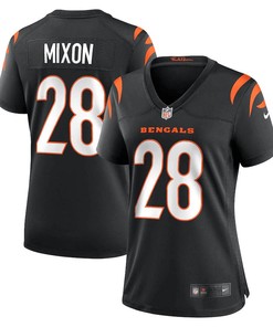 Joe Mixon 28 Cincinnati Bengals Women's Game Jersey - Black