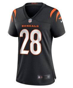 Joe Mixon 28 Cincinnati Bengals Women's Game Jersey - Black