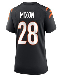 Joe Mixon 28 Cincinnati Bengals Women's Game Jersey - Black