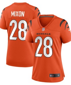 Joe Mixon Cincinnati Bengals Womens Game Jersey - Orange Nfl