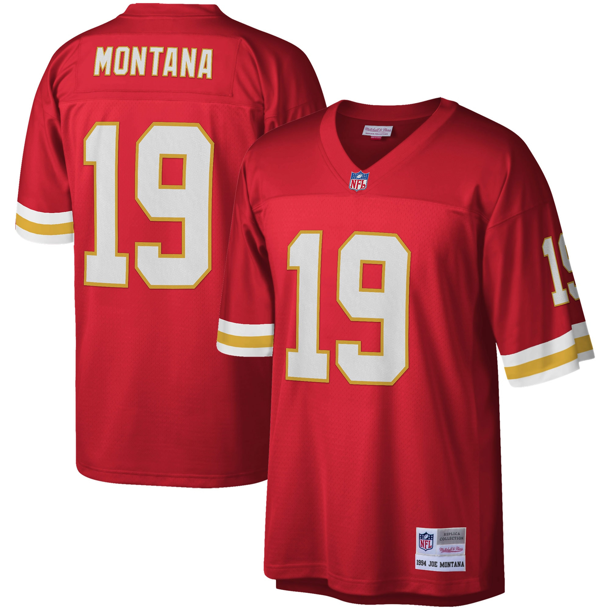 Joe Montana Kansas City Chiefs Mitchell & Ness 1994 Legacy Replica Jersey - Red Nfl