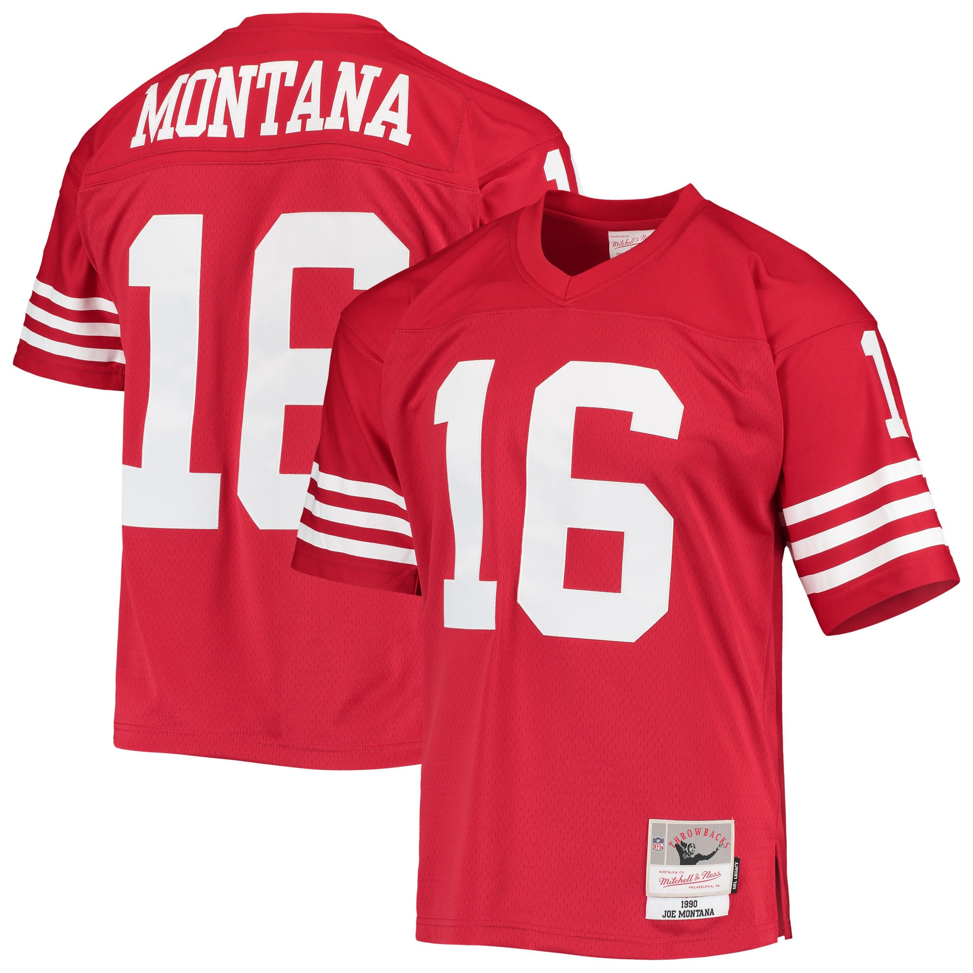 Joe Montana San Francisco 49ers Mitchell And Ness Legacy Replica Jersey Scarlet Nfl