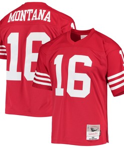 Joe Montana San Francisco 49ers Mitchell & Ness Legacy Replica Jersey - Scarlet Nfl