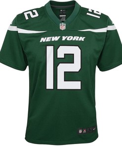 Joe Namath 12 New York Jets Youth Game Jersey - Gotham Green