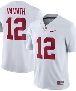 Joe Namath Alabama Crimson Tide Alumni Player Jersey - White Ncaa