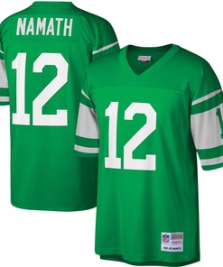 Joe Namath New York Jets Mitchell And Ness Legacy Replica Jersey Kelly Green Nfl