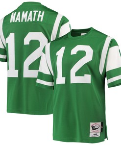 Joe Namath New York Jets Mitchell & Ness Authentic Retired Player Jersey - Green Nfl