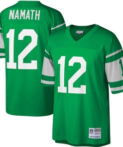 Joe Namath New York Jets Mitchell & Ness Legacy Jersey - Kelly Green Jersey