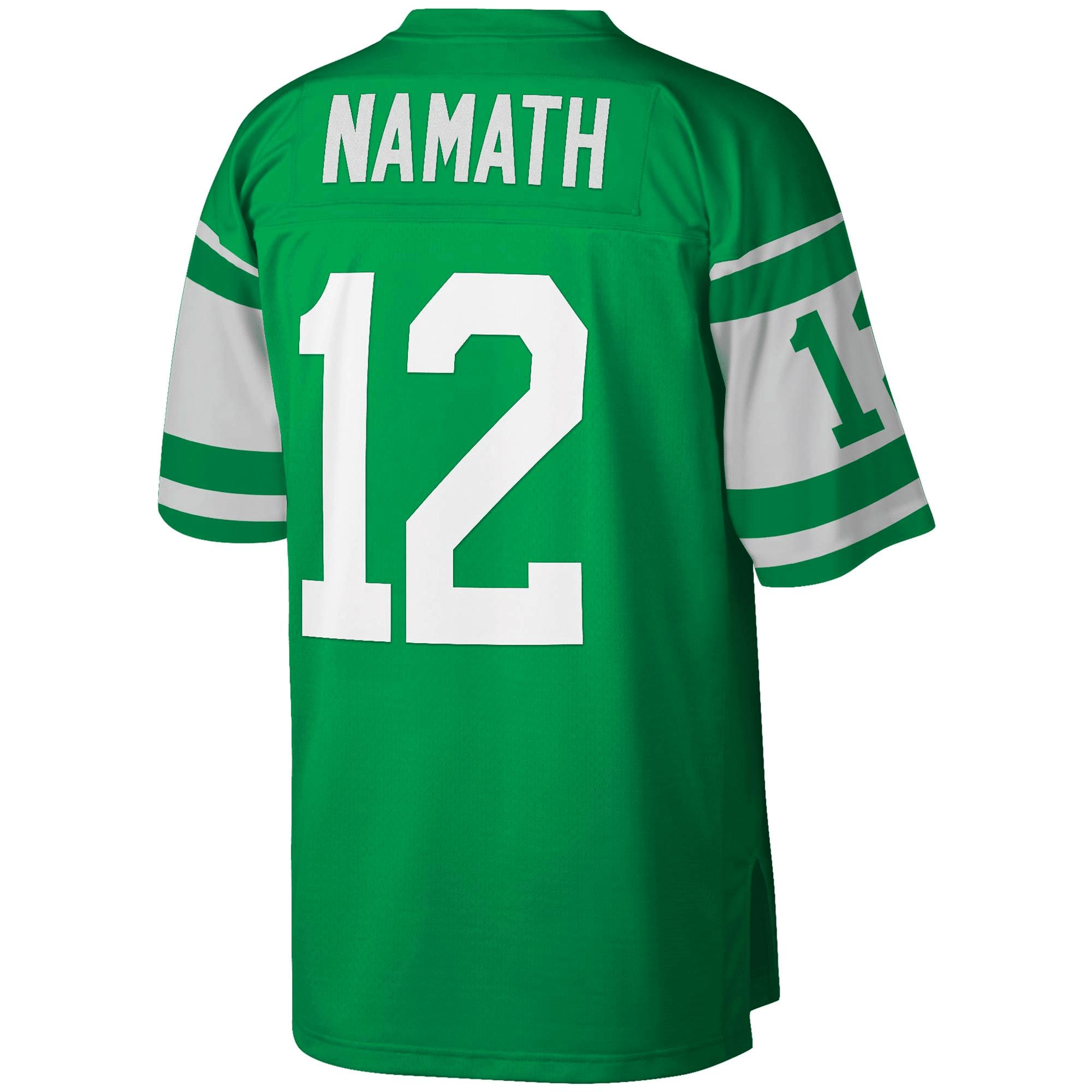Joe Namath New York Jets Mitchell & Ness Legacy Jersey - Kelly Green Jersey