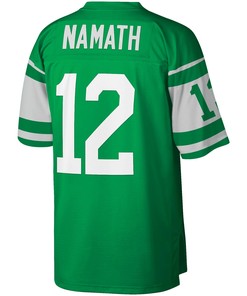 Joe Namath New York Jets Mitchell & Ness Retired Player Legacy Jersey - Green Jersey