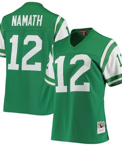 Joe Namath New York Jets Mitchell & Ness Womens 1969 Legacy Replica Jersey - Green Nfl