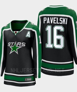 Joe Pavelski 16 Dallas Stars 2022 Special Edition 2.0 Women Breakaway Player Retro Jersey Black