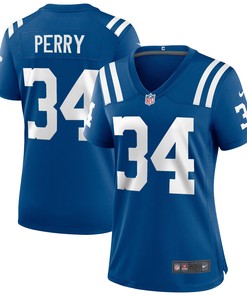 Joe Perry Indianapolis Colts Womens Game Retired Player Jersey - Royal Nfl