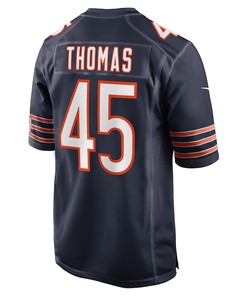 Joe Thomas Chicago Bears Game Player Jersey - Navy