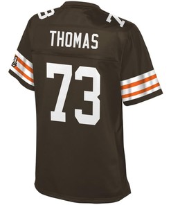 Joe Thomas Cleveland Browns Nfl Pro Line Womens Historic Logo Player Jersey - Brown