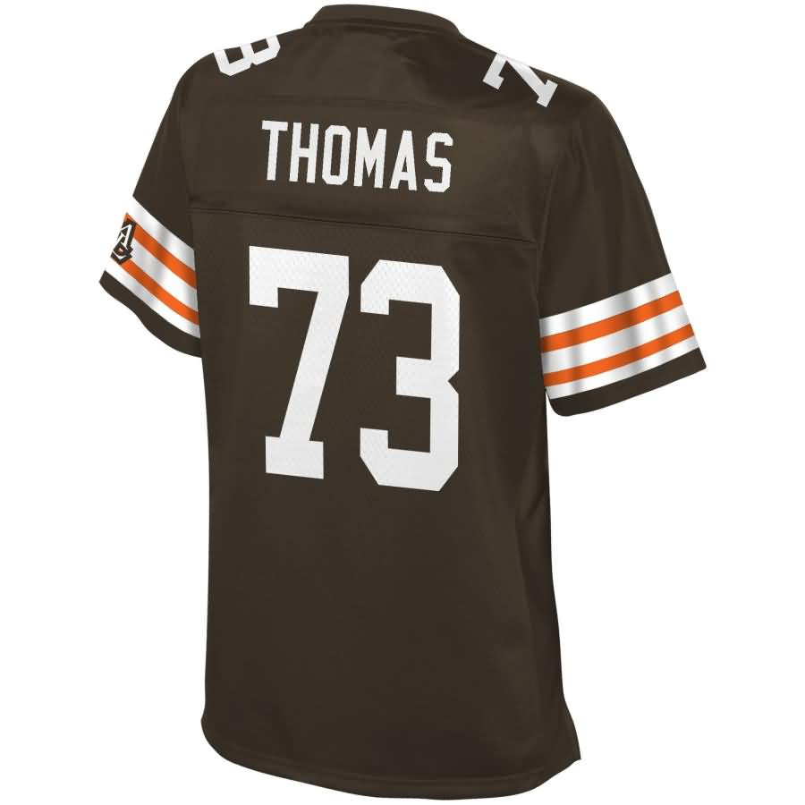 Joe Thomas Cleveland Browns Nfl Pro Line Womens Historic Logo Player Jersey - Brown