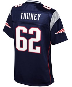 Joe Thuney New England Patriots Nfl Pro Line Womens Player Jersey - Navy