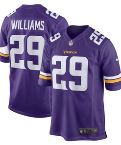 Joejuan Williams 29 Minnesota Vikings Men Game Jersey - Purple