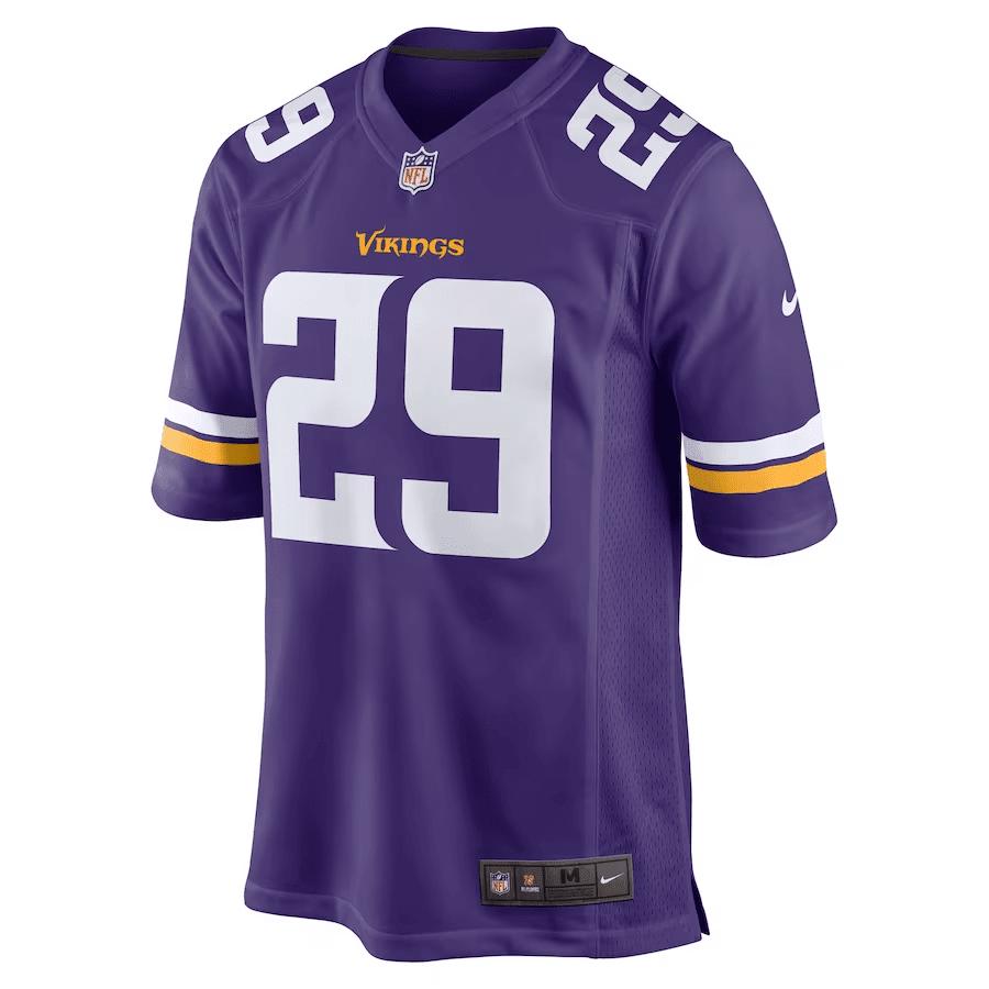 Joejuan Williams 29 Minnesota Vikings Men Game Jersey - Purple