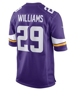 Joejuan Williams 29 Minnesota Vikings Men Game Jersey - Purple
