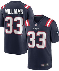 Joejuan Williams New England Patriots Game Jersey - Navy Nfl