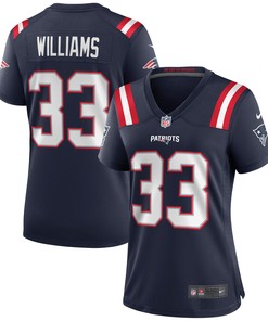 Joejuan Williams New England Patriots Womens Game Jersey - Navy Nfl