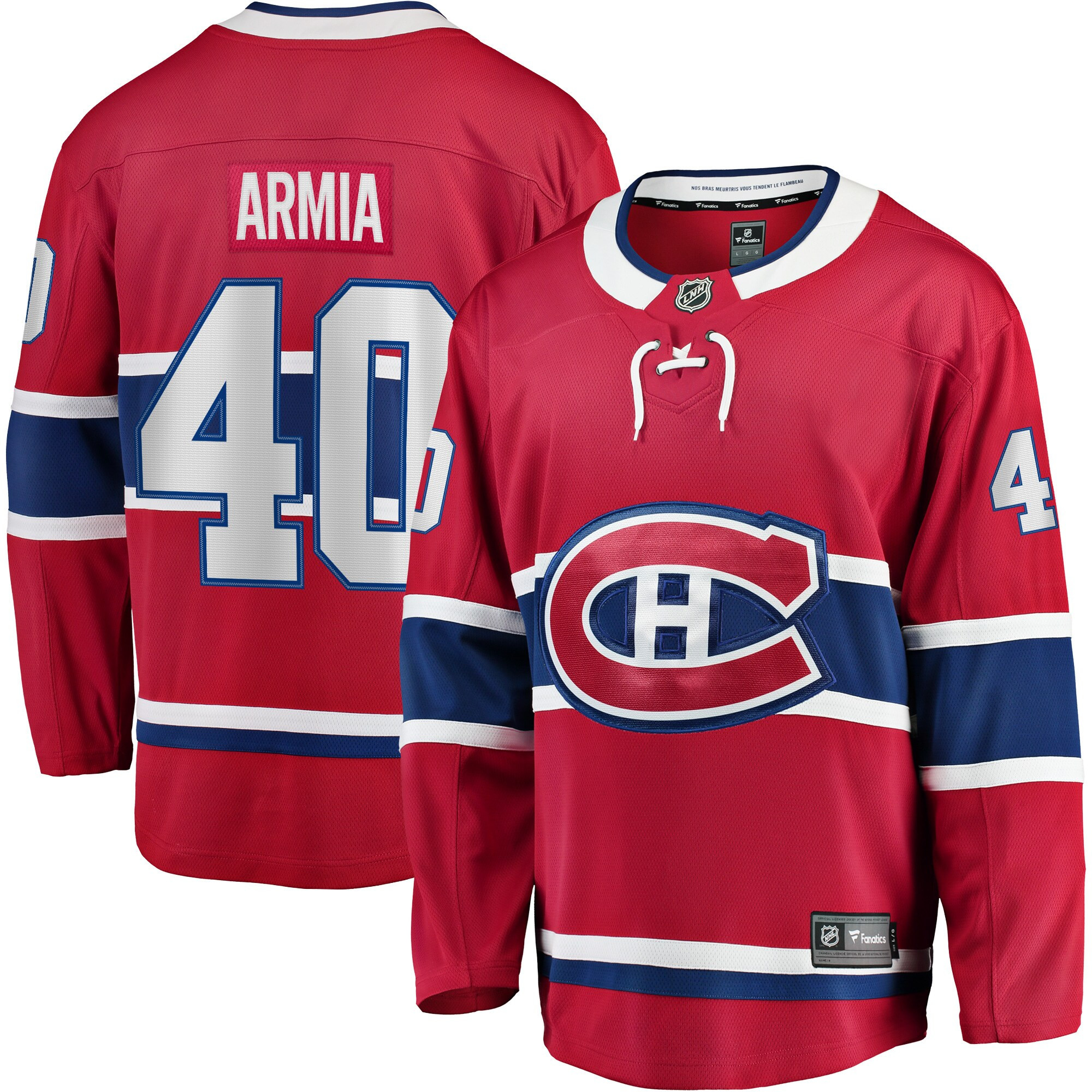Joel Armia Montreal Canadiens Fanatics Branded Home Breakaway Player Jersey - Red Nhl