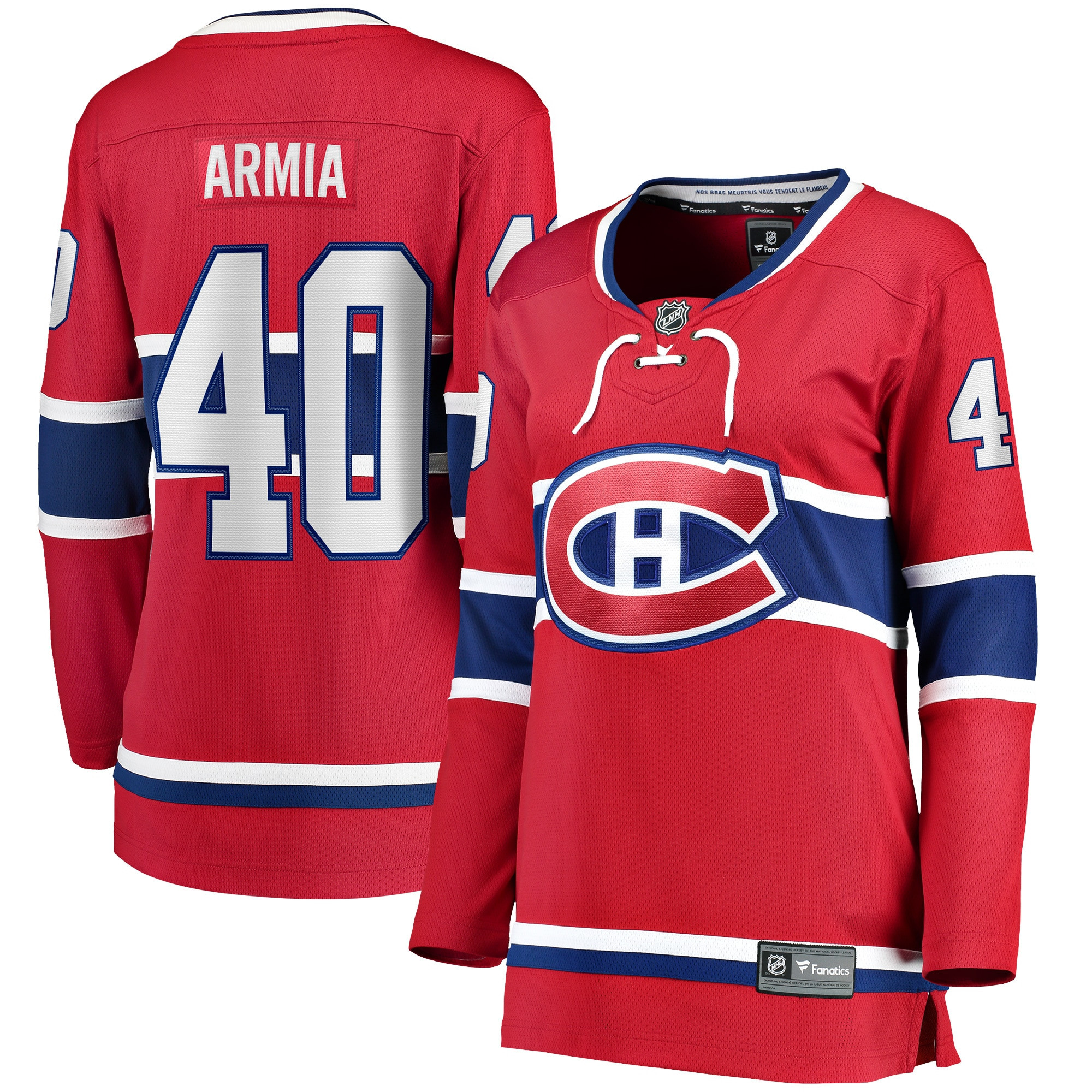 Joel Armia Montreal Canadiens Fanatics Branded Womens Home Breakaway Player Jersey - Red Nhl