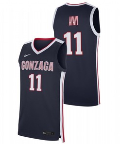 Joel Ayayi 11 Gonzaga Bulldogs 2023 College Basketball Men Jersey - Navy