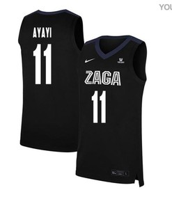 Joel Ayayi 11 Gonzaga Bulldogs Elite Basketball Youth Jersey - Black