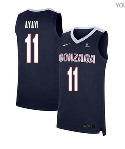 Joel Ayayi 11 Gonzaga Bulldogs Elite Basketball Youth Jersey - Navy