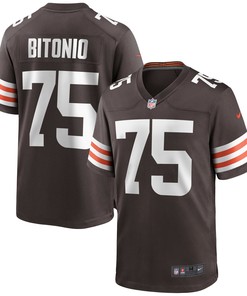 Joel Bitonio Cleveland Browns Game Jersey - Brown Nfl