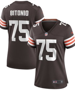Joel Bitonio Cleveland Browns Womens Game Jersey - Brown Nfl