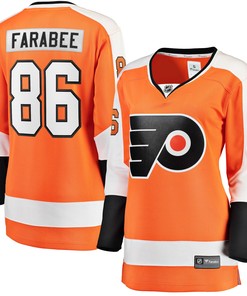 Joel Farabee Philadelphia Flyers Fanatics Branded Womens Home Breakaway Player Jersey - Orange Nhl