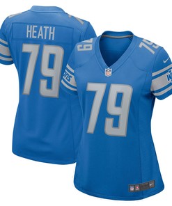 Joel Heath Detroit Lions Womens Game Jersey - Blue Nfl
