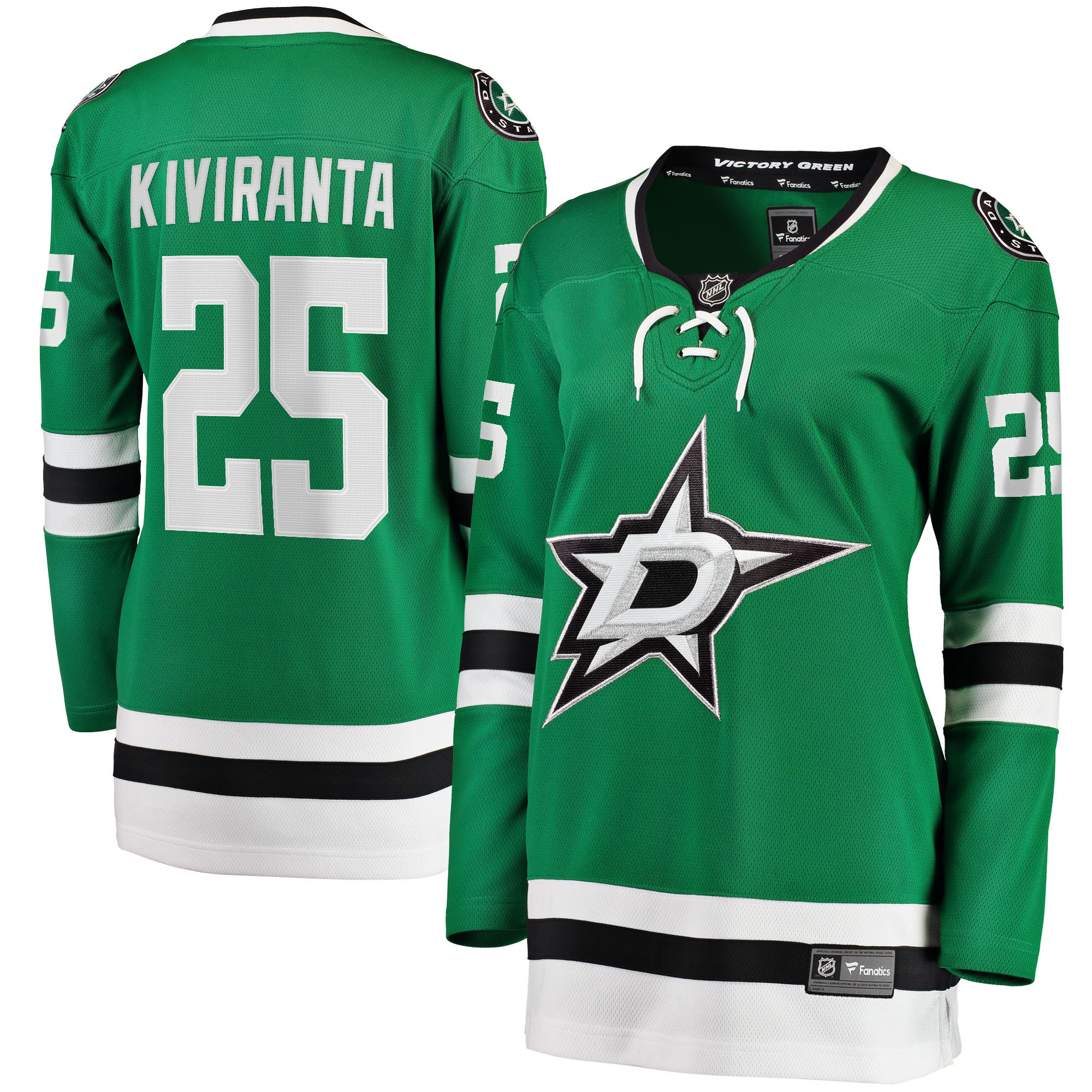 Joel Kiviranta Dallas Stars Fanatics Branded Womens Home Breakaway Jersey - Kelly Green Nhl