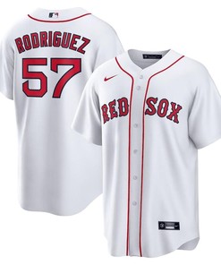 Joely Rodríguez 57 Boston Red Sox Home Men Jersey - White