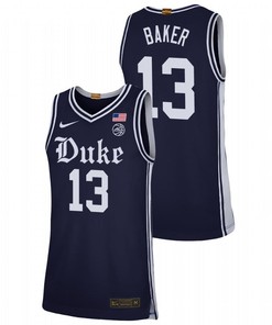 Joey Baker 13 Duke Blue Devils Alternate Brotherhood Men Jersey - Navy