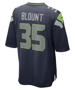 Joey Blount Seattle Seahawks Game Player Jersey - College Navy