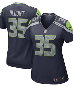 Joey Blount Seattle Seahawks Women's Game Player Jersey - College Navy