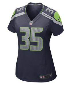 Joey Blount Seattle Seahawks Women's Game Player Jersey - College Navy