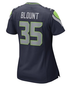 Joey Blount Seattle Seahawks Women's Game Player Jersey - College Navy